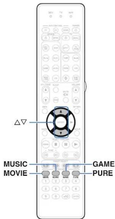 MARANTZ SR7013 - Sélection d'un mode d'écoute - 1