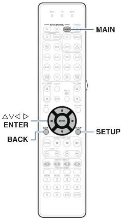 MARANTZ SR7013 - Plan du menu de l'interface graphique - 14
