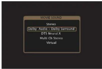 MARANTZ SR6013 - Passage au mode audio - 2