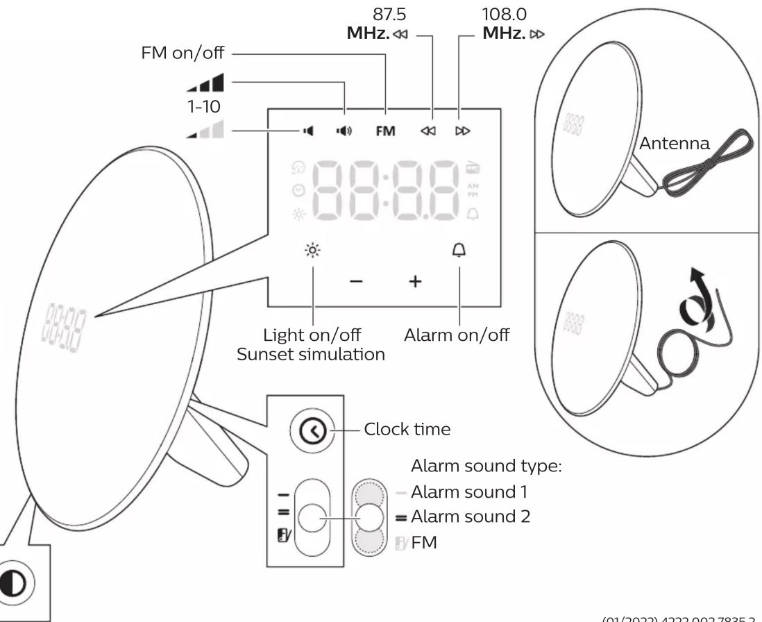 PHILIPS Wakeup Light HF3508 - PHILIPS - 2