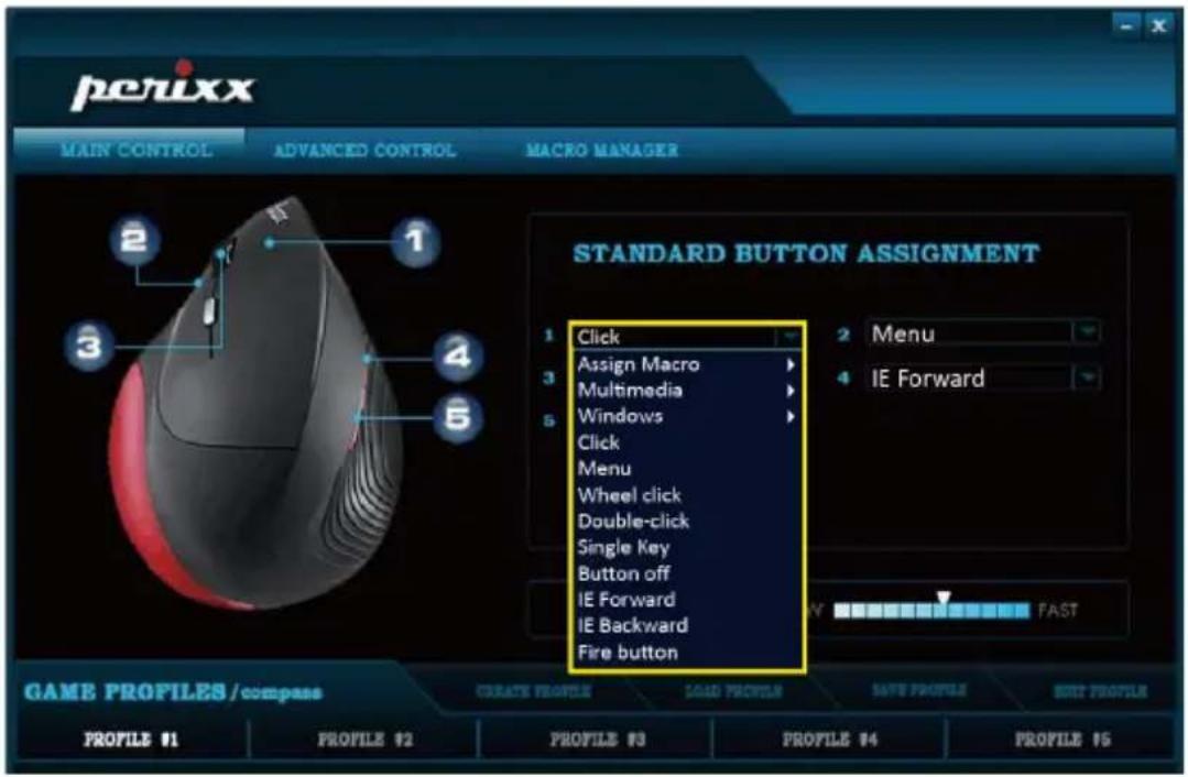 Perixx Perimice718 - Main Control - 2
