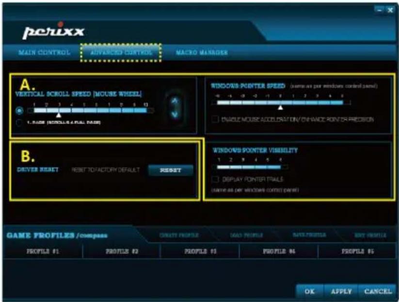 Perixx Perimice718 - Multimedia sub menu - 2