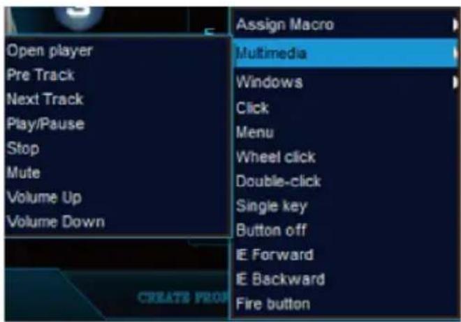 Perixx Perimice718 - Multimedia sub menu - 1