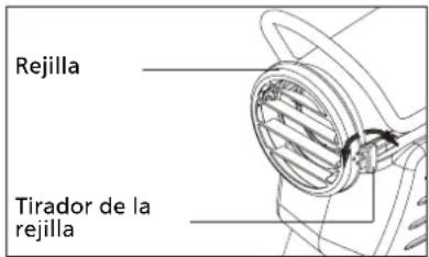 QLIMA DFA2900 Premium - AJUSTE DE LA DIRECCION DEL FLUJO DE AIRE MEDIANTE LA REJILLA - 1
