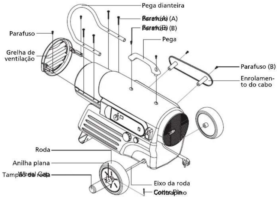 QLIMA DFA2900 Premium - MONTAGEM DO AQUECEDOR - 6