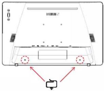 PHILIPS Signage Solutions 24BDL4151T - 使用线夹。 - 1