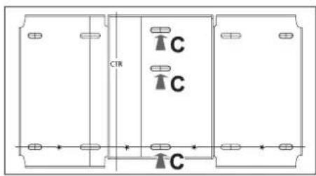 EPSON V12H777020 - Install the wall plate on the wall - 3