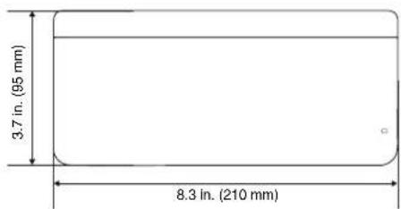 EPSON V12H777020 - External dimensions and weight - 1