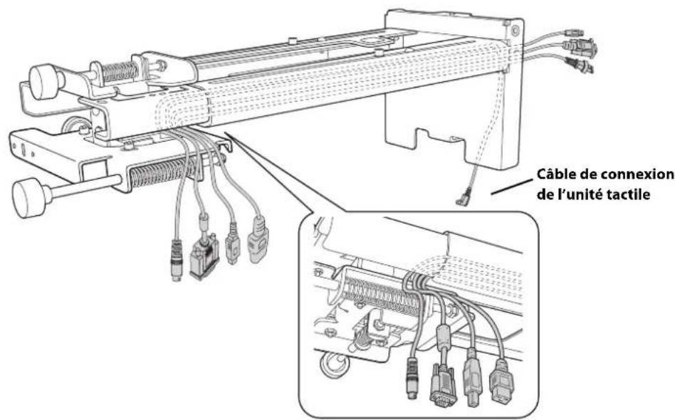 EPSON V12H777020 - Faites passer les câbles dans le bras du support de montage - 1