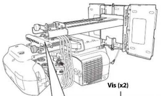 EPSON V12H777020 - Utilisez la poignée de réglage sur le côté droit pour régler la rotation horizontalie - 1