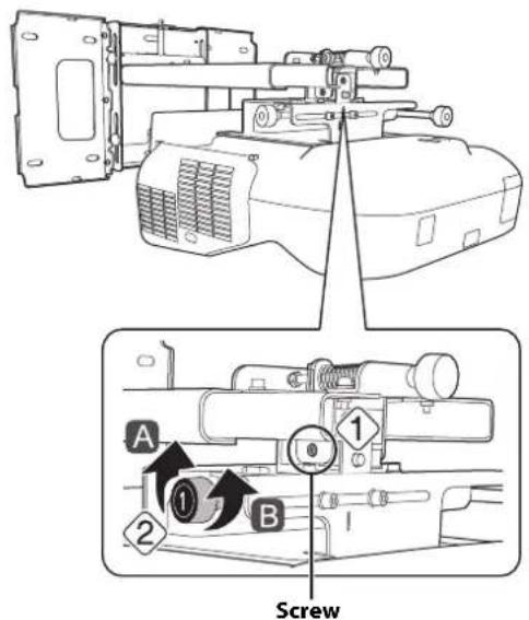 EPSON V12H777020 - Use the adjustment knob on the left side to adjust the horizontal roll - 2