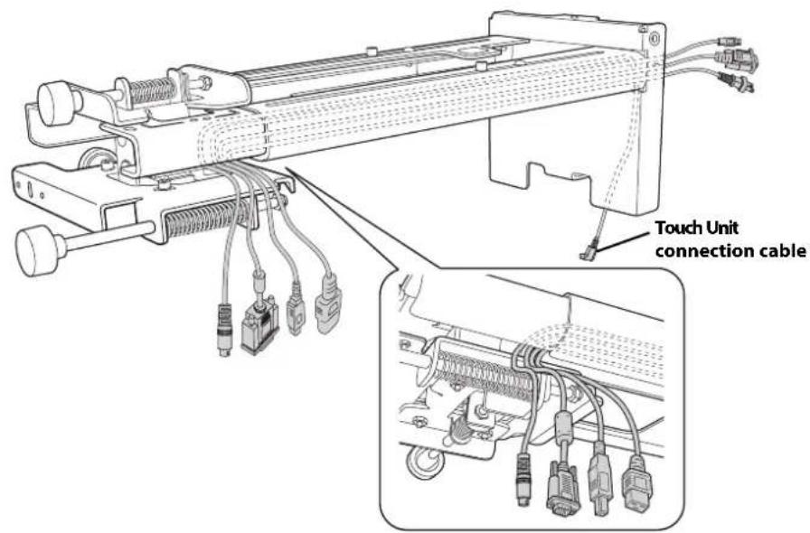 EPSON V12H777020 - Route the cables through the wall mount arm - 1