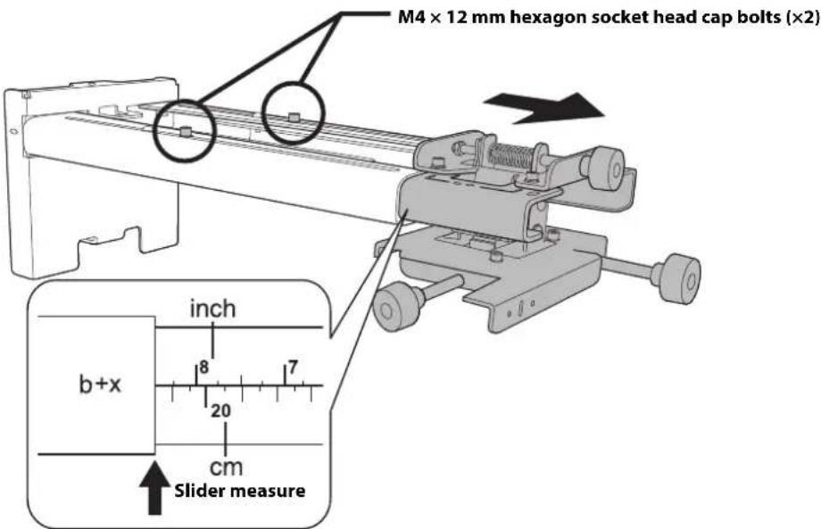 EPSON V12H777020 - Determine the projection distance and pull out the slider - 1
