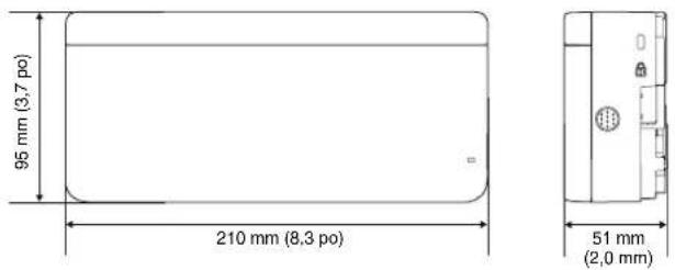 EPSON V12H777020 - Dimensions externes et poids - 1