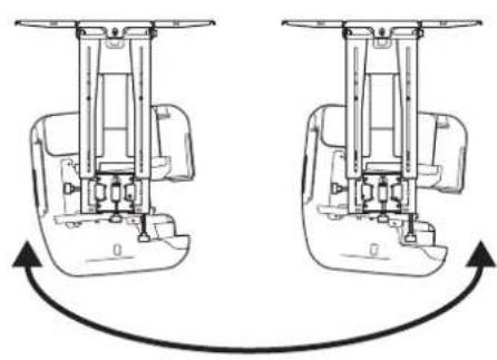 EPSON V12H777020 - Use the adjustment knob on the right side to adjust the horizontal rotation - 2