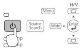 EPSON V12H777020 - Turn on the projector - 3