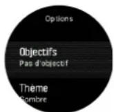 SUUNTO 3 Fitness - Utilisation des objectifs pendant l'exercice - 1