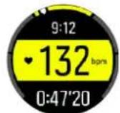 SUUNTO 3 Fitness - Utilisation des zones FC pendant l'exercice - 1
