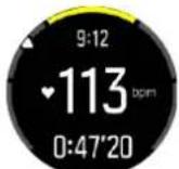 SUUNTO 3 Fitness - Utilisation des zones FC pendant l'exercice - 3