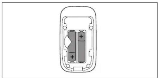 PHILIPS AVENT SCD503 - Inserimento delle batterie - 1