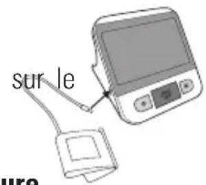 Be.Better RX802 - Branchement du tube du brassard - 1