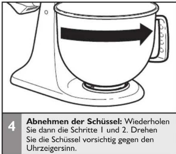 KITCHENAID SodaStream - Anbringen und Entfernen der Schüssel - 4