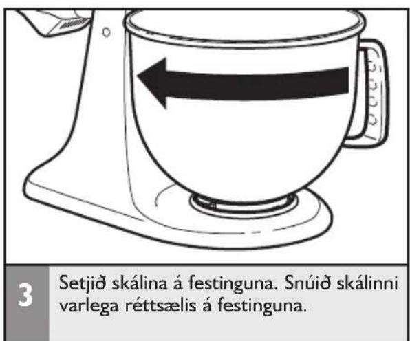 KITCHENAID SodaStream - Skálin sett á/tekin af - 3
