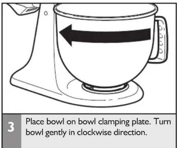 KITCHENAID SodaStream - Attaching/removing the bowl - 3