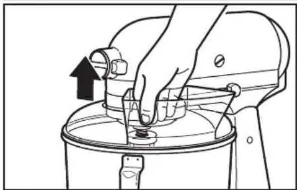 KITCHENAID SodaStream - Bevestiging/verwijdering van het schenkschild - 4