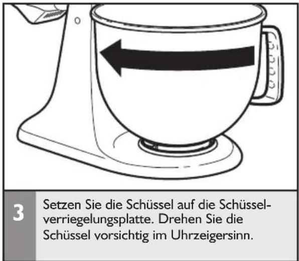 KITCHENAID SodaStream - Anbringen und Entfernen der Schüssel - 3