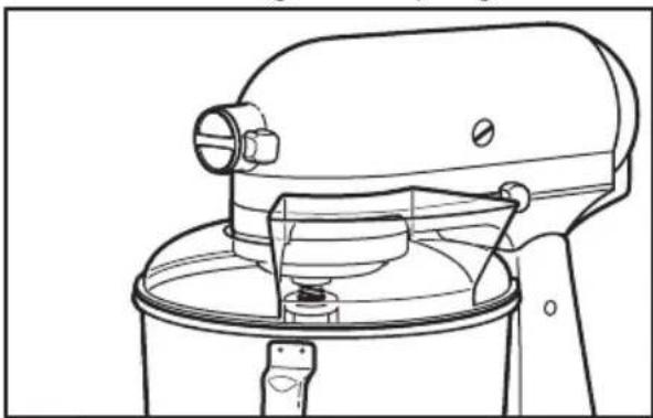 KITCHENAID SodaStream - Gebruik van het schenkschild* - 1
