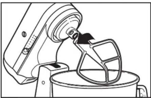 KITCHENAID SodaStream - Anbringen und Entfernen von Flachruhrer, Schneebesen oder Knethaken - 1