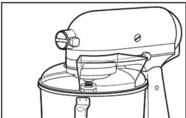 KITCHENAID SodaStream - Utilizar o resguardo de salpicos* - 1