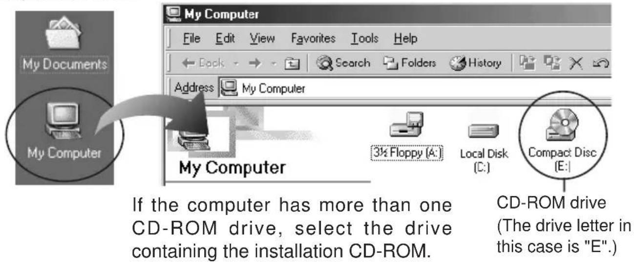 PANASONIC SZCB7 - Checking the drive letter - 1