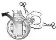PANASONIC RPHF400B - Rimozione della batteria in caso di smaltimento dell'unità - 4