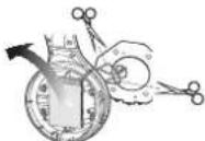 PANASONIC RPHF400B - Az akkumulátor eltávolítása a fejhallgató hulladékosítása előtt - 4