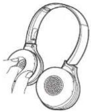 PANASONIC RPHF400B - Az akkumulátor eltávolítása a fejhallgató hulladékosítása előtt - 1