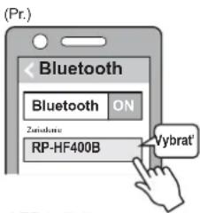 PANASONIC RPHF400B - Na jednotke skontrolujte spojenie so zariadením s rozhraním Bluetooth® - 1