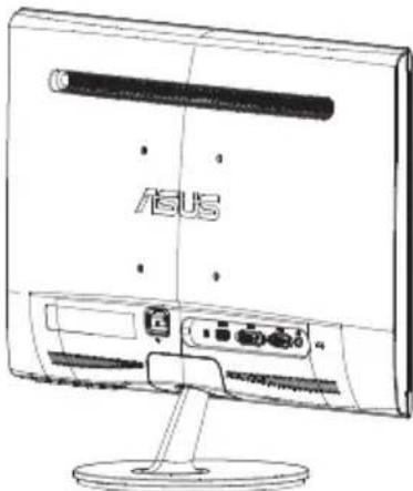 ASUS VS247HV - Pour brancher les câbles : - 1