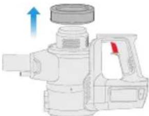 DOMO DO222SV - EL DEPOSITO DE POLVO Y LOS FILTROS - 6
