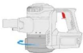 DOMO DO222SV - THE DUST CONTAINER AND THE FILTERS - 2