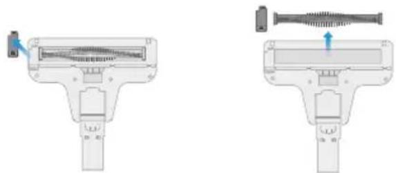 DOMO DO222SV - REINIGUNG DER BODENBURSTE - 2