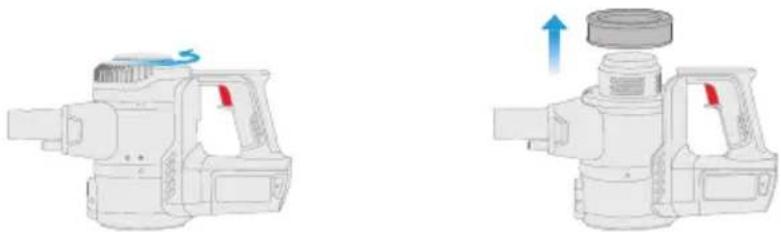 DOMO DO222SV - THE DUST CONTAINER AND THE FILTERS - 5