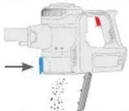 DOMO DO222SV - STAUBBEHÄLTER UND DIE FILTER - 1