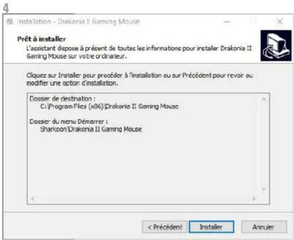 Sharkoon Drakonia II - Installation du logiciel - 4