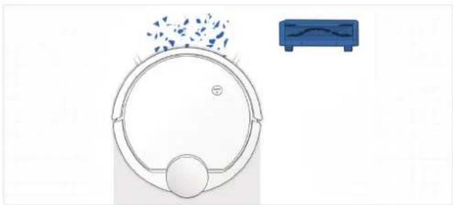 ECOVACS DEEBOT 901 - Selección de una opción de aspiración - 1