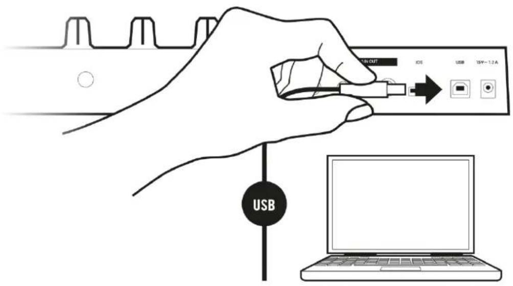NATIVE INSTRUMENTS Traktor Kontrol S2 MK3 - Brancher à l'ordinateur - 1