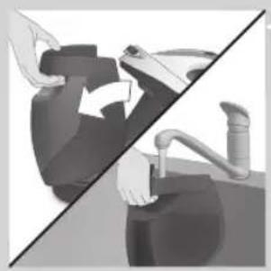 PHILIPS PerfectCare Elite Plus GC9675 - Filling the water tank - 1
