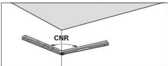 BOSCH GAM 270 MFL Professional - CNR: 保存夹角角度 (Corner Angle) - 1