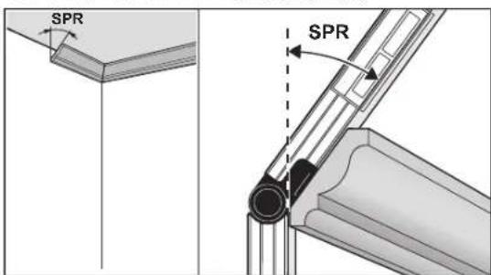 BOSCH GAM 270 MFL Professional - SPR: Menyimpan sudut kemiringan (Spring Angle) - 1